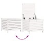 vidaXL Juego de sofás de jardín 7 pzas madera maciza de pino blanco vidaXL Juego de sofás de jardín 7 pzas madera maciza de pino blanco