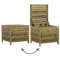 vidaXL Juego de sofás de jardín 7 pzas madera de pino impregnada vidaXL Juego de sofás de jardín 7 pzas madera de pino impregnada