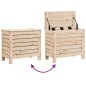 vidaXL Juego de sofás de jardín 7 piezas madera maciza de pino vidaXL Juego de sofás de jardín 7 piezas madera maciza de pino
