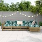 vidaXL Juego de sofás de jardín 5 piezas madera de pino impregnada vidaXL Juego de sofás de jardín 5 piezas madera de pino impregnada