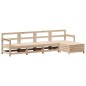 vidaXL Juego de sofás de jardín 5 piezas madera maciza de pino vidaXL Juego de sofás de jardín 5 piezas madera maciza de pino
