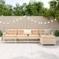 vidaXL Juego de sofás de jardín 5 piezas madera maciza de pino vidaXL Juego de sofás de jardín 5 piezas madera maciza de pino