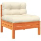 vidaXL Set de sofás jardín 6 pzas con cojines madera pino marrón cera vidaXL Set de sofás jardín 6 pzas con cojines madera pino marrón cera