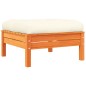 vidaXL Set de sofás jardín 6 pzas con cojines madera pino marrón cera vidaXL Set de sofás jardín 6 pzas con cojines madera pino marrón cera