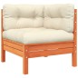 vidaXL Set de sofás jardín 7 pzas con cojines madera pino marrón cera vidaXL Set de sofás jardín 7 pzas con cojines madera pino marrón cera