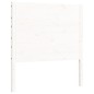 vidaXL Estructura de cama con cabecero madera maciza blanco vidaXL Estructura de cama con cabecero madera maciza blanco