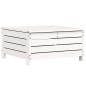 vidaXL Juego de sofás de jardín 7 pzas madera maciza de pino blanco vidaXL Juego de sofás de jardín 7 pzas madera maciza de pino blanco