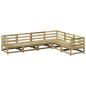 vidaXL Juego de sofás de jardín 6 piezas madera de pino impregnada vidaXL Juego de sofás de jardín 6 piezas madera de pino impregnada