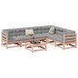 vidaXL Set de sofás jardín 7 pzas con cojines madera abeto Douglas vidaXL Set de sofás jardín 7 pzas con cojines madera abeto Douglas