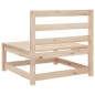 vidaXL Juego de sofás de jardín 10 pzas madera maciza de pino vidaXL Juego de sofás de jardín 10 pzas madera maciza de pino