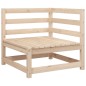 vidaXL Juego de sofás de jardín 7 piezas madera maciza de pino vidaXL Juego de sofás de jardín 7 piezas madera maciza de pino