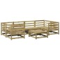 vidaXL Juego de sofás de jardín 7 pzas madera de pino impregnada vidaXL Juego de sofás de jardín 7 pzas madera de pino impregnada