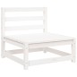 vidaXL Juego de sofás de jardín 9 pzas madera maciza de pino blanco vidaXL Juego de sofás de jardín 9 pzas madera maciza de pino blanco