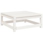 vidaXL Juego de sofás de jardín 9 pzas madera maciza de pino blanco vidaXL Juego de sofás de jardín 9 pzas madera maciza de pino blanco