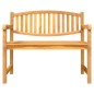 vidaXL Juego de comedor para jardín 3 pzas madera maciza de teca vidaXL Juego de comedor para jardín 3 pzas madera maciza de teca
