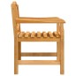 vidaXL Juego de comedor de jardín 7 piezas madera maciza de teca