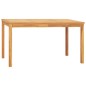 vidaXL Juego de comedor de jardín 7 piezas madera maciza de teca