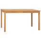 vidaXL Juego de comedor de jardín 7 piezas madera maciza de teca