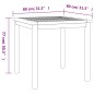 vidaXL Juego de comedor para jardín 3 pzas madera maciza de teca vidaXL Juego de comedor para jardín 3 pzas madera maciza de teca
