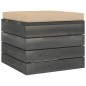 vidaXL Muebles de jardín de palets 3 piezas cojines madera maciza pino vidaXL Muebles de jardín de palets 3 piezas cojines madera maciza pino