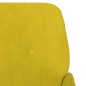 vidaXL Banco de terciopelo amarillo 108x79x79 cm vidaXL Banco de terciopelo amarillo 108x79x79 cm
