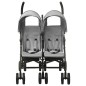 vidaXL Carrito para gemelos de acero gris claro vidaXL Carrito para gemelos de acero gris claro
