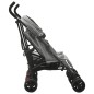 vidaXL Carrito para gemelos de acero gris claro vidaXL Carrito para gemelos de acero gris claro