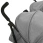 vidaXL Carrito para gemelos de acero gris claro vidaXL Carrito para gemelos de acero gris claro