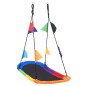 vidaXL Columpio nido con banderines 165x70 cm