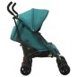 vidaXL Carrito para gemelos de acero verde vidaXL Carrito para gemelos de acero verde