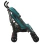 vidaXL Carrito para gemelos de acero verde vidaXL Carrito para gemelos de acero verde