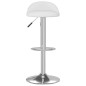 vidaXL Taburetes de cocina 2 unidades cuero sintético blanco vidaXL Taburetes de cocina 2 unidades cuero sintético blanco