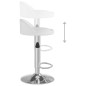 vidaXL Taburetes de cocina 2 unidades cuero sintético blanco vidaXL Taburetes de cocina 2 unidades cuero sintético blanco