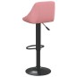 vidaXL Taburetes de cocina 2 unidades terciopelo rosa vidaXL Taburetes de cocina 2 unidades terciopelo rosa