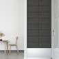 vidaXL Paneles de pared 12 uds tela gris oscuro 60x30 cm 2,16 m² vidaXL Paneles de pared 12 uds tela gris oscuro 60x30 cm 2,16 m²