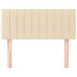 vidaXL Cabecero de tela color crema 90x5x78/88 cm vidaXL Cabecero de tela color crema 90x5x78/88 cm