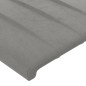 vidaXL Cabeceros 2 unidades terciopelo gris claro 72x5x78/88 cm vidaXL Cabeceros 2 unidades terciopelo gris claro 72x5x78/88 cm