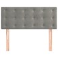 vidaXL Cabecero de terciopelo gris claro 90x5x78/88 cm vidaXL Cabecero de terciopelo gris claro 90x5x78/88 cm