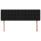 vidaXL Cabeceros 2 unidades tela negro 72x5x78/88 cm vidaXL Cabeceros 2 unidades tela negro 72x5x78/88 cm