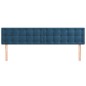 vidaXL Cabeceros 2 unidades de terciopelo azul oscuro 90x5x78/88 cm vidaXL Cabeceros 2 unidades de terciopelo azul oscuro 90x5x78/88 cm