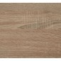 FMD Estantería de pared con 4 compartimentos roble y blanco brillante FMD Estantería de pared con 4 compartimentos roble y blanco brillante