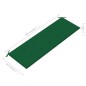 vidaXL Banco de jardín 3 plazas madera maciza eucalipto y cojín 150 cm vidaXL Banco de jardín 3 plazas madera maciza eucalipto y cojín 150 cm