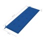 vidaXL Banco de jardín 3 plazas madera eucalipto gris y cojín 150 cm vidaXL Banco de jardín 3 plazas madera eucalipto gris y cojín 150 cm