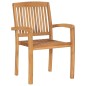 vidaXL Sillas de jardín 2 uds con cojines madera maciza de teca beige vidaXL Sillas de jardín 2 uds con cojines madera maciza de teca beige