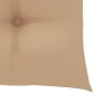 vidaXL Sillas de jardín 2 uds con cojines madera maciza de teca beige vidaXL Sillas de jardín 2 uds con cojines madera maciza de teca beige