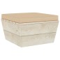 vidaXL Muebles de jardín de palets 5 piezas y cojines madera de abeto vidaXL Muebles de jardín de palets 5 piezas y cojines madera de abeto