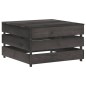 vidaXL Muebles de jardín 7 piezas con cojines madera impregnada gris vidaXL Muebles de jardín 7 piezas con cojines madera impregnada gris