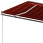vidaXL Toldo de pie automático naranja y marrón 600x350 cm vidaXL Toldo de pie automático naranja y marrón 600x350 cm
