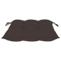 vidaXL Sillas de jardín con cojines 4 uds madera de teca gris taupe vidaXL Sillas de jardín con cojines 4 uds madera de teca gris taupe