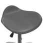 vidaXL Silla de oficina de cuero sintético gris vidaXL Silla de oficina de cuero sintético gris